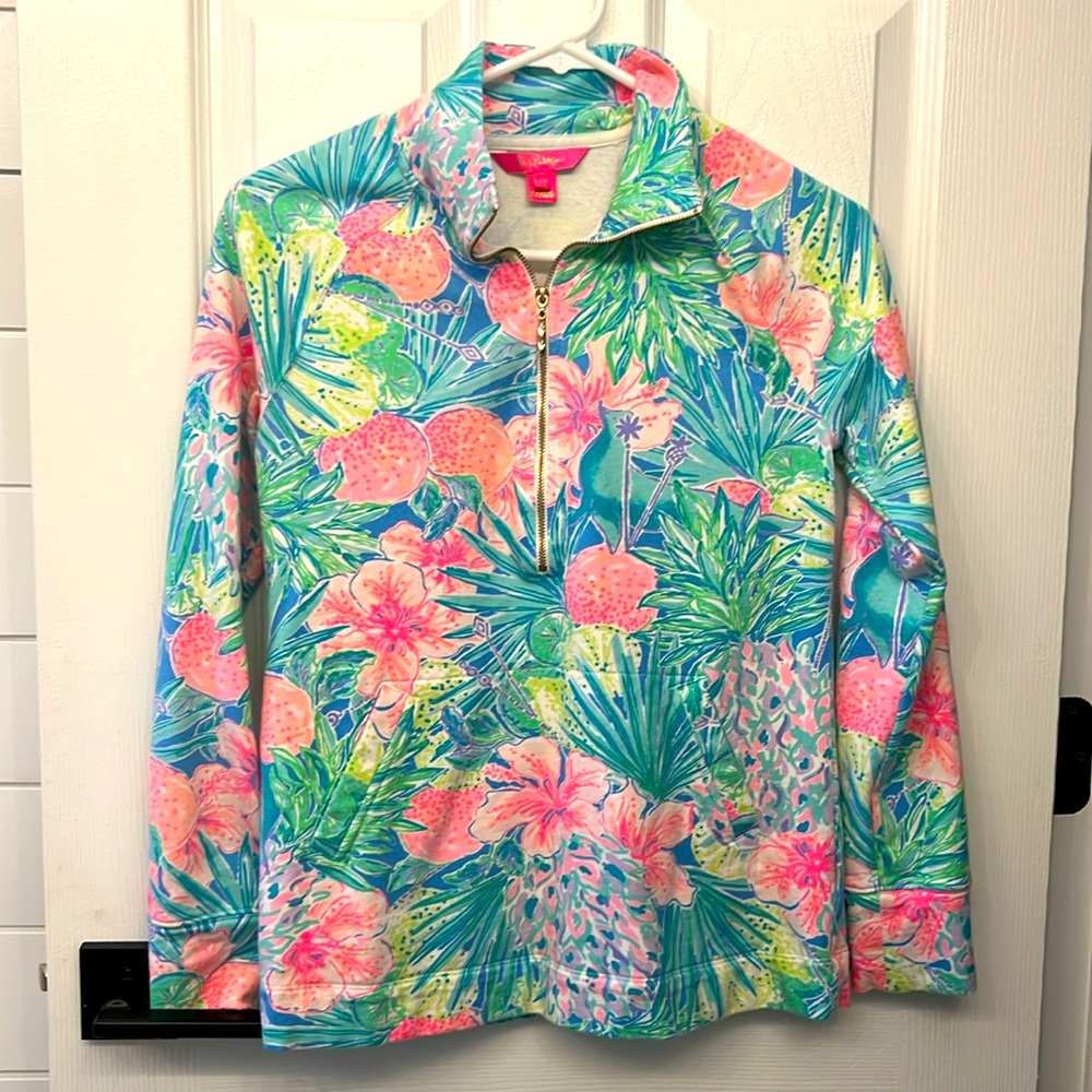 XS Lily Pulitzer Half Zip Pullover
